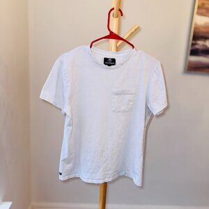 Threadbare Classic White Pocket T-Shirt – Men’s Medium
